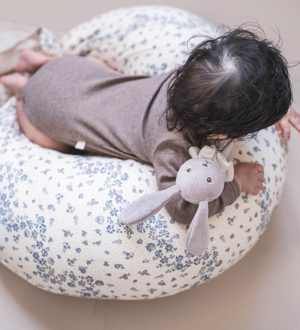 That's Mine Nursing Pillow - Moon - Sprinkles Hearts - Off White