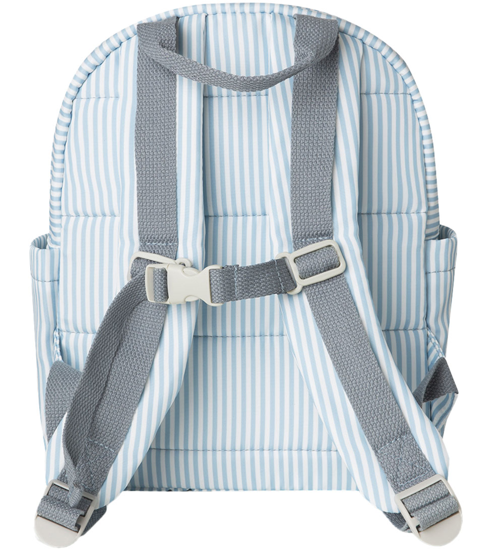 That's Mine Rucksack - Tripp - Blau/Weiß Gestreift m. Space