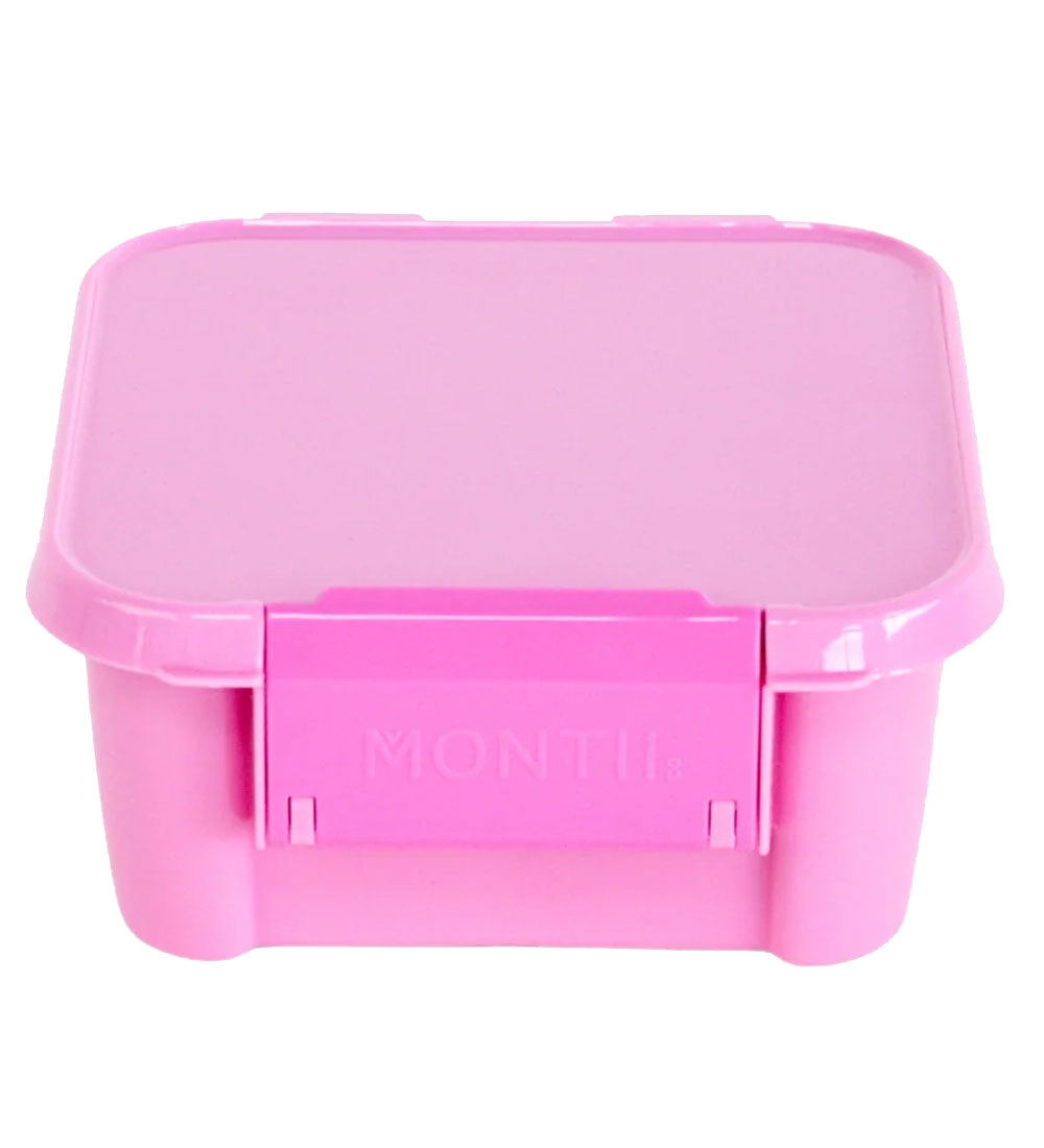 MontiiCo Snackbox w. 3 Rum - Bento Two - 500 mL - Floss w. Stic