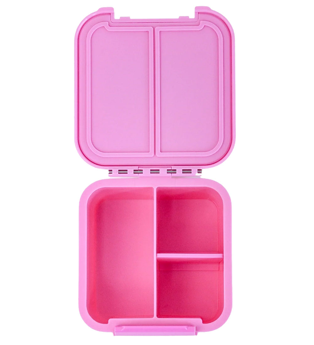 MontiiCo Snackbox w. 3 Rum - Bento Two - 500 mL - Floss w. Stic