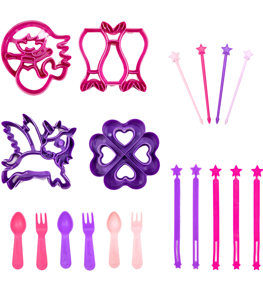 Lunch Punch Lunch Box Accessories - Cutter & Bento Fun - 19 Part