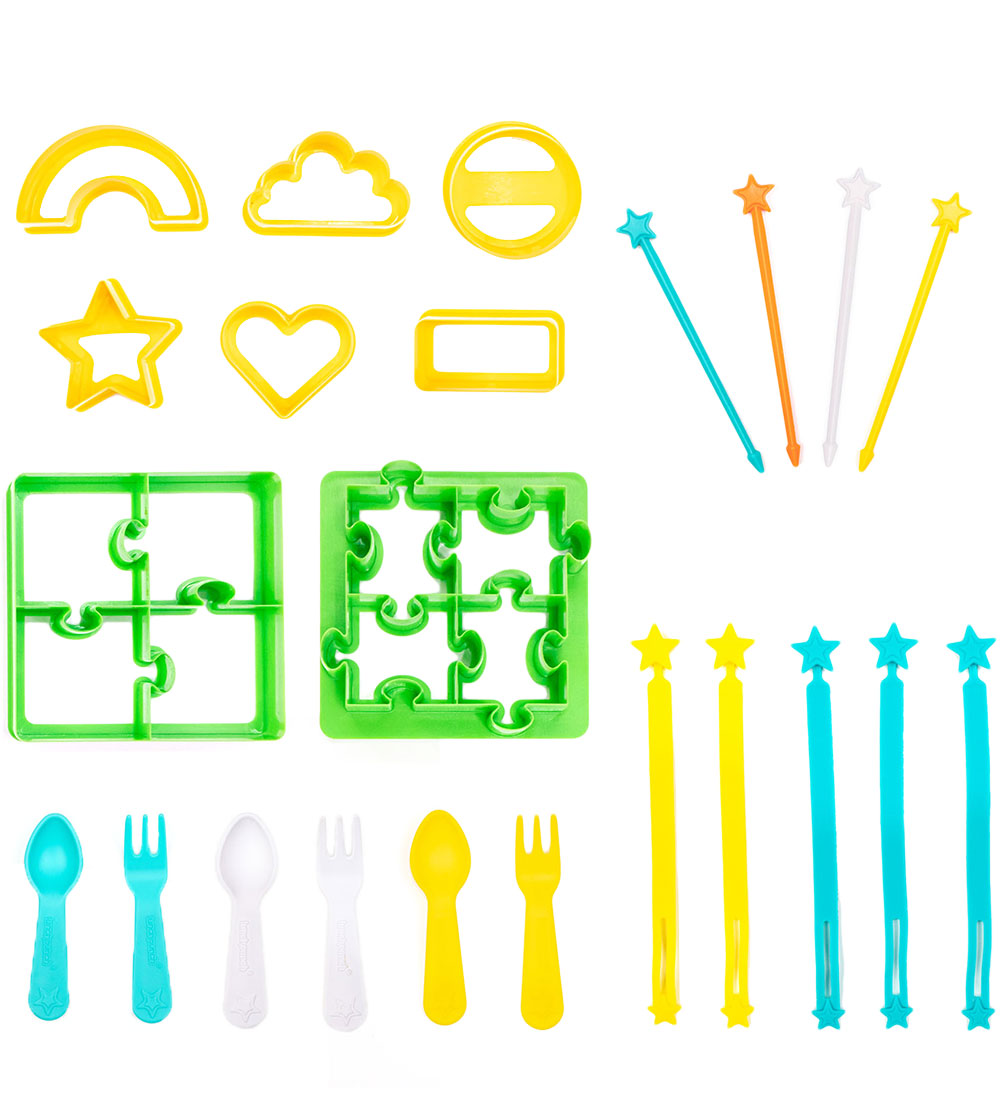 Lunch Punch Lunchbox Accessories - Cutter & Bento Fun - 23 Parts