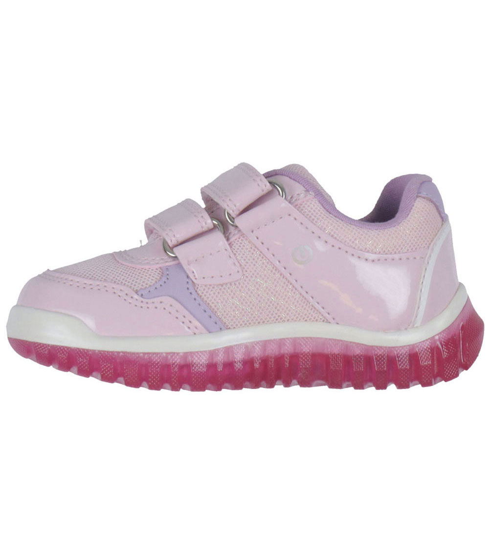 Geox Blinkande Skor - Lightyloo - Rosa/Lilac