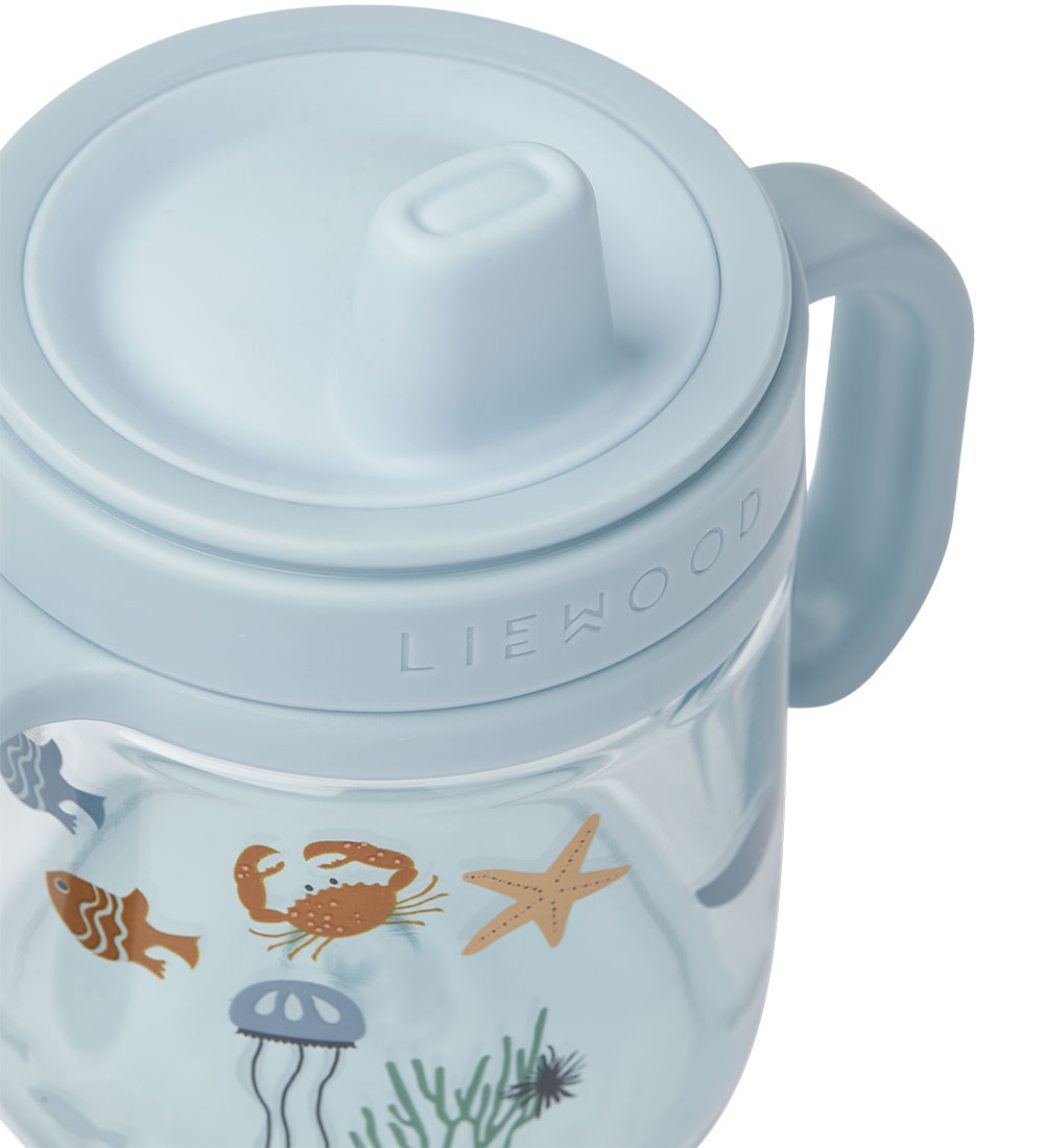 Liewood Mugg m. Pip - 280 ml - Sea varelse/Sandy