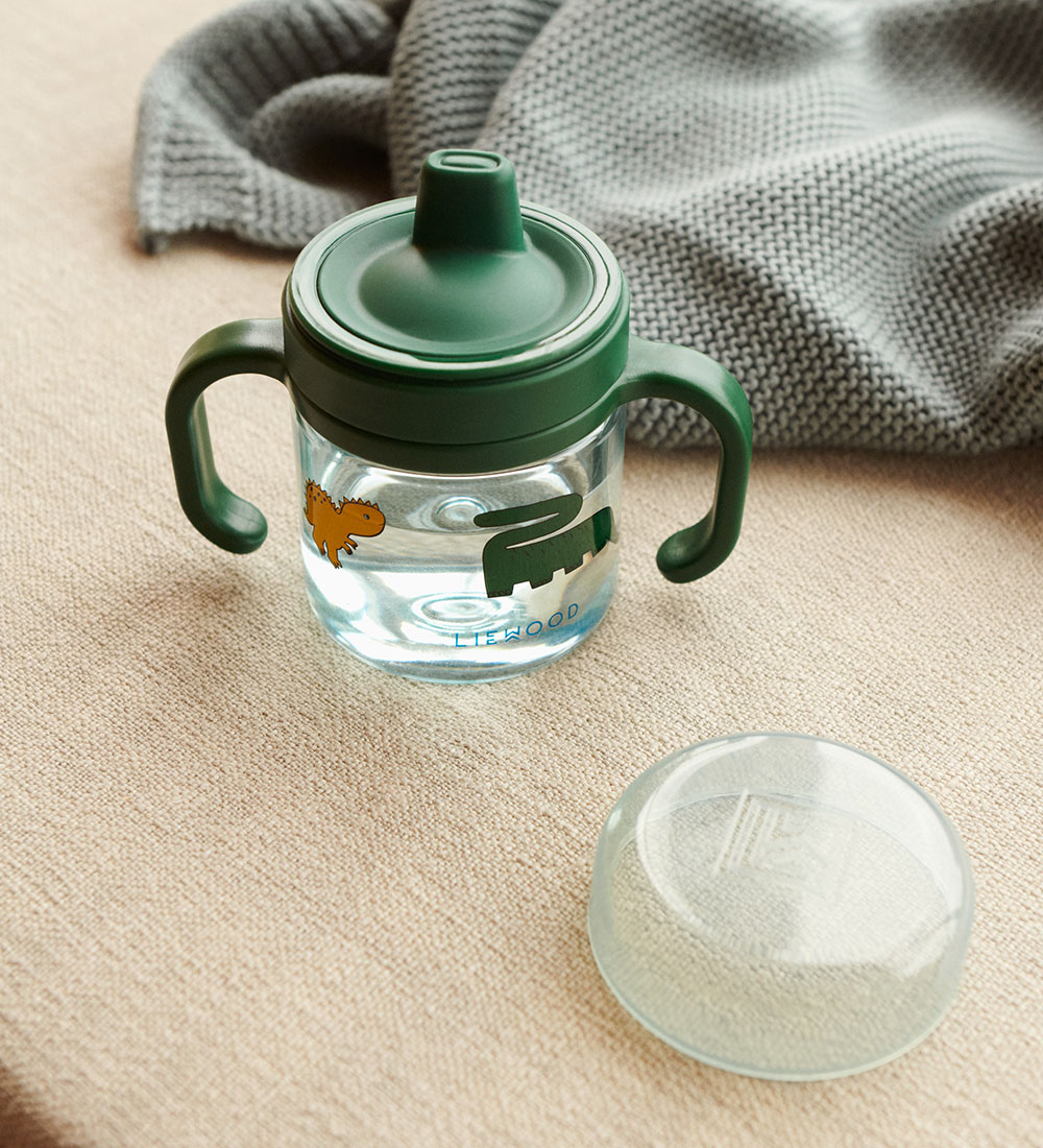 Liewood Cup w. Spout Lid - 280 mL - Dinosaurs/Mist