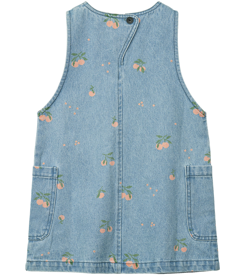 Liewood Jurk - Angelica - Denim - Lichtblauw m. Perziken