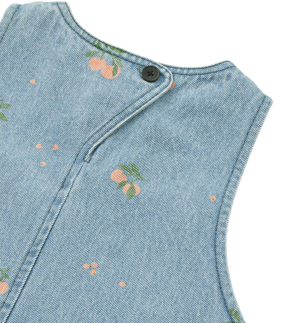 Liewood Jurk - Angelica - Denim - Lichtblauw m. Perziken