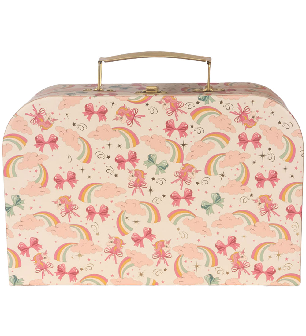 Konges Sløjd Cardboard Suitcase - 2-Pack - Rainbow Bow