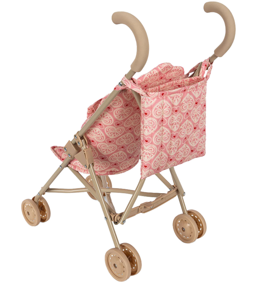 Konges Sløjd Puppen Buggy - Spitzen Pink