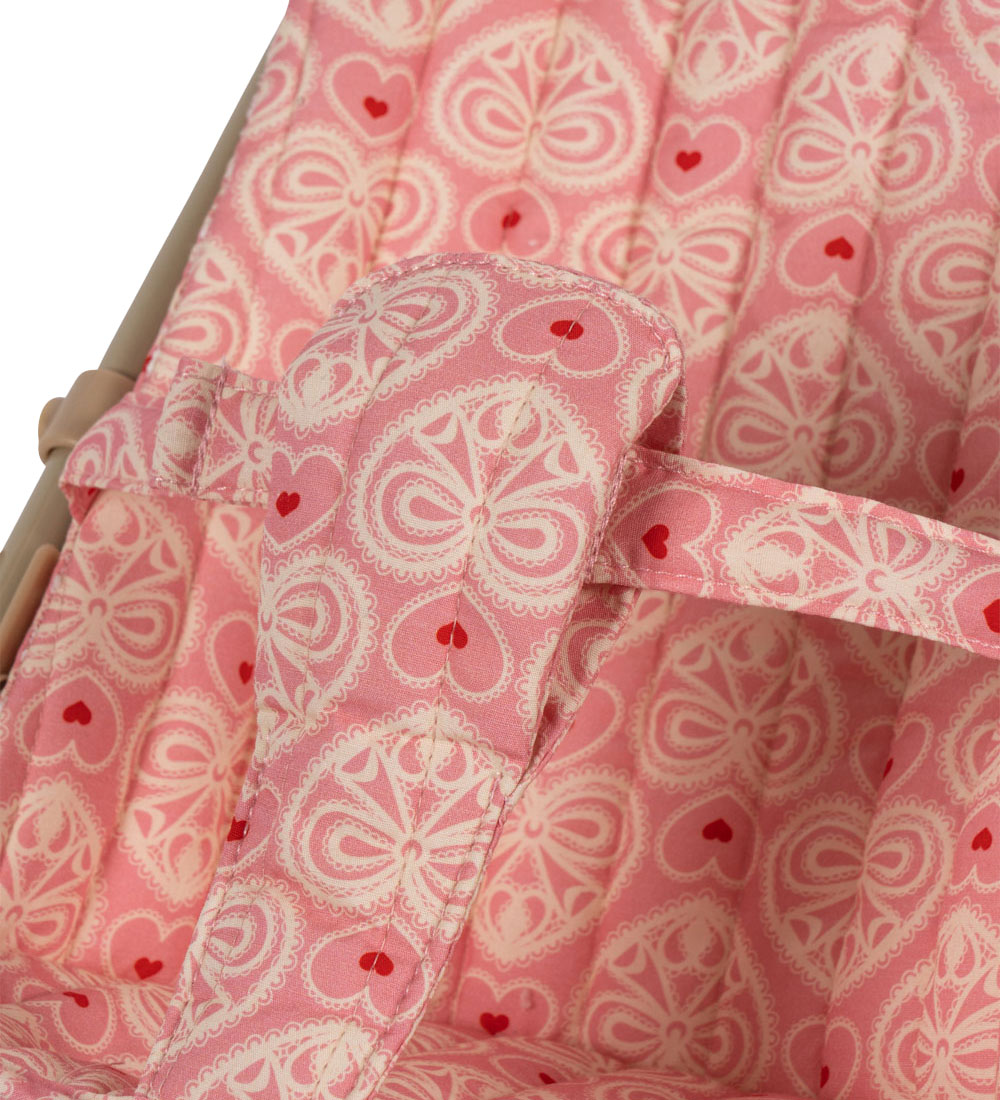 Konges Sløjd Puppen Buggy - Spitzen Pink