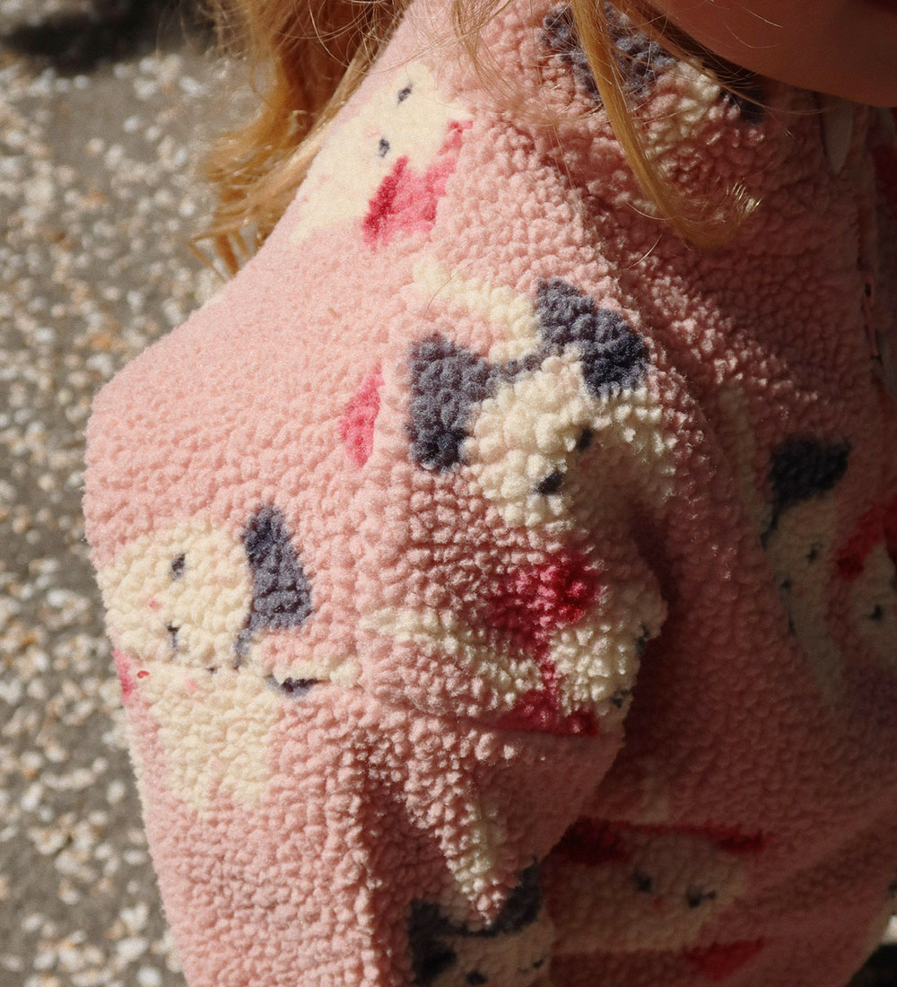 Konges Sløjd Fleece Jacket - Jody Teddy - Bow Kitty