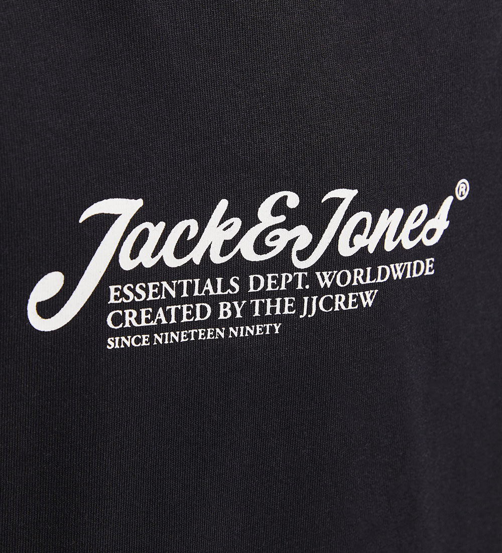 Jack & Jones T-shirt - JJBeau - Black