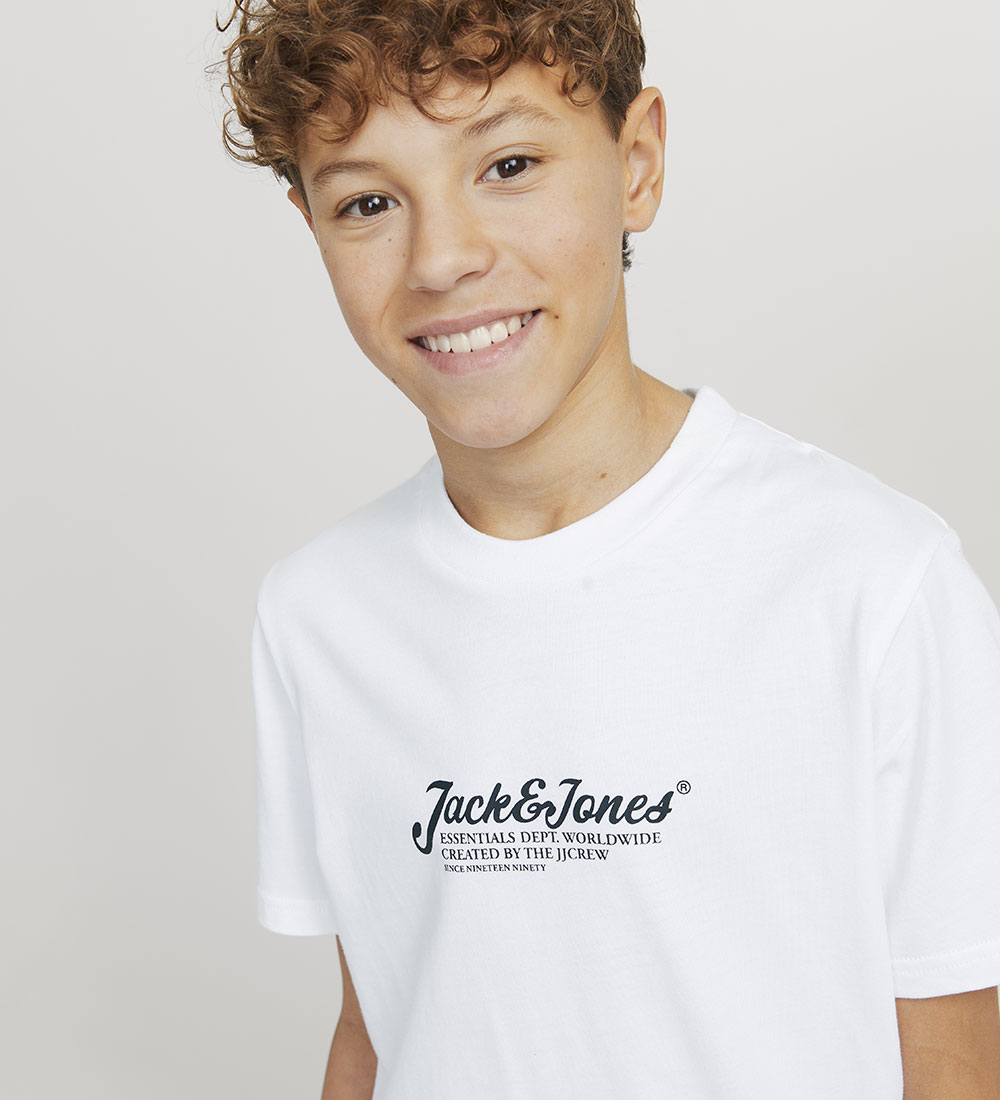 Jack & Jones T-shirt - JJBeau - White