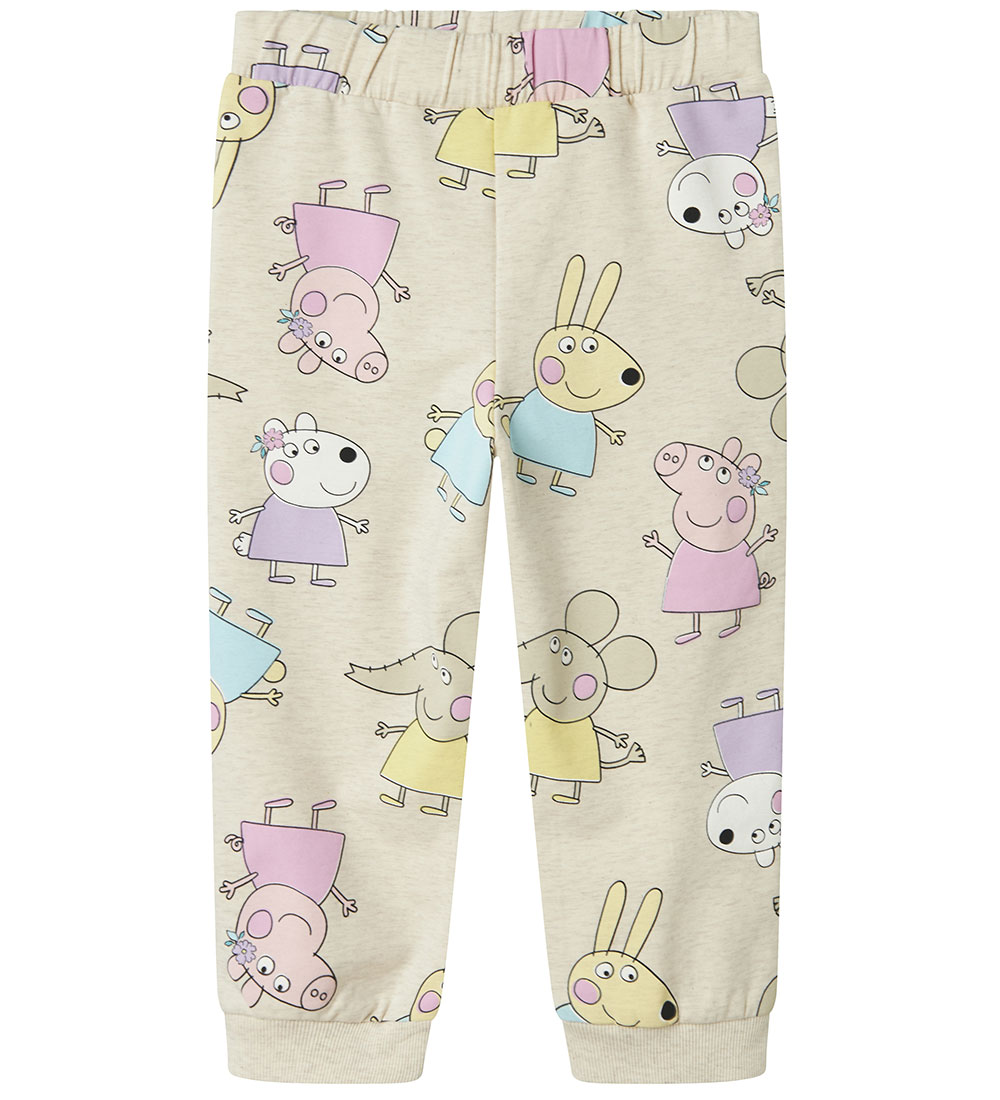 Name It Sweatpants - NmfFira - Peppa Pig - Peyote Melange