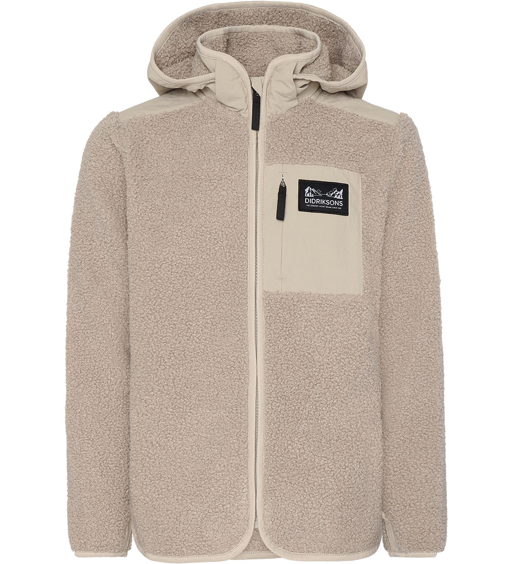 Veste polaire Didriksons - Teddy - Exemple - Plage Beige