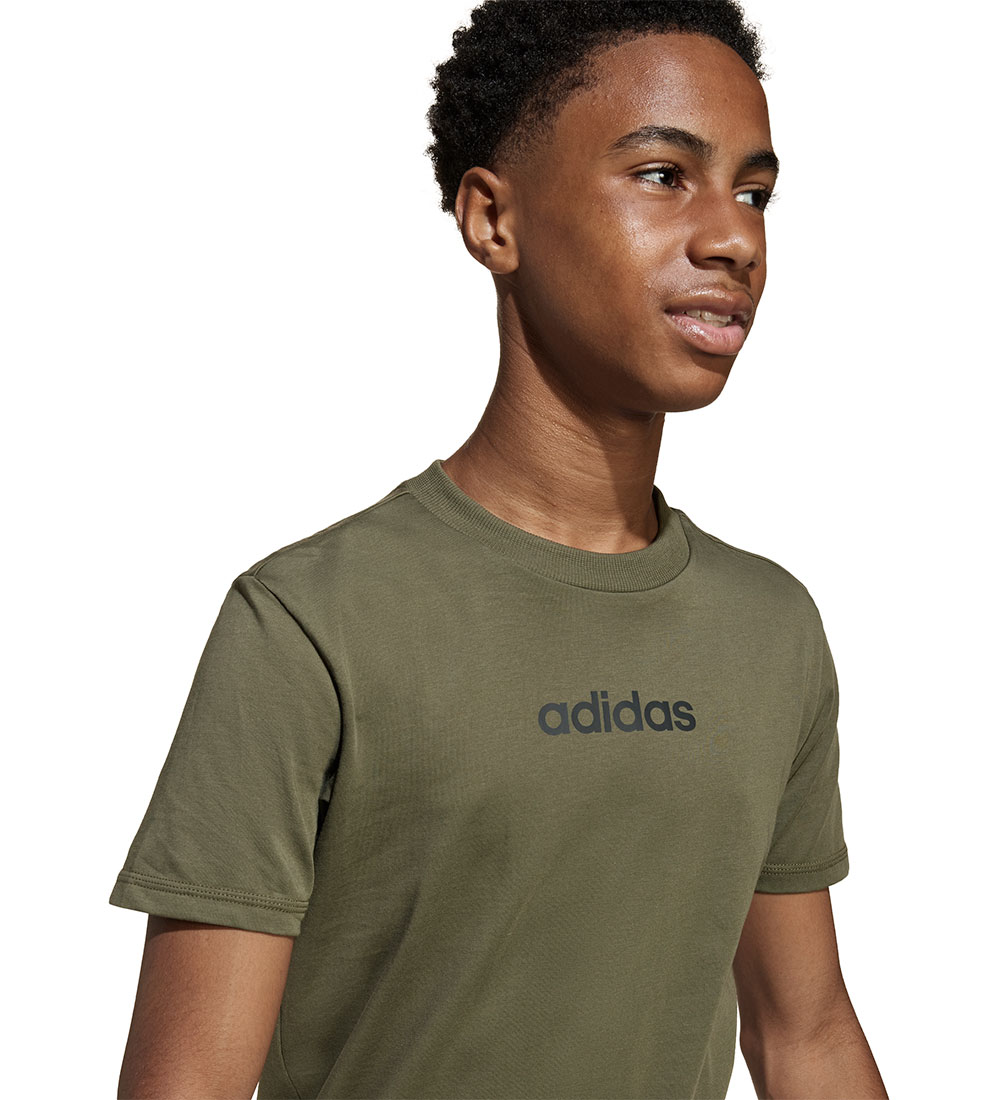 adidas Performance T-shirt - J Lin Tee 160 - OLISTR/Black