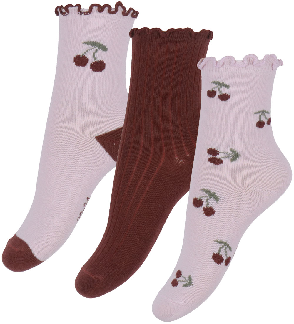 Name It Socken - Rib - 3er-Pack - NmfBitta - Winsome Orchid/Älte