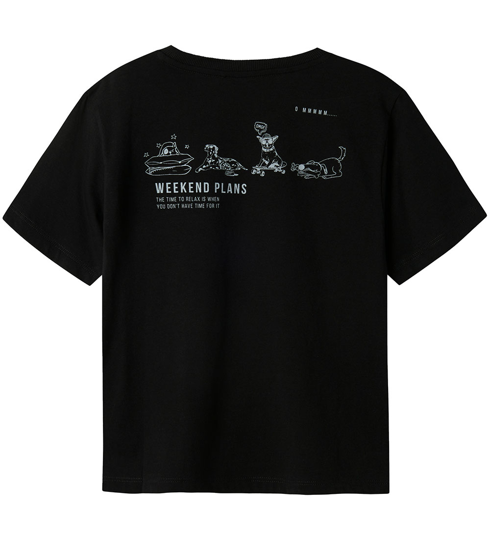T-Shirt Name It - NkmBocalle - Noir av. Imprimé