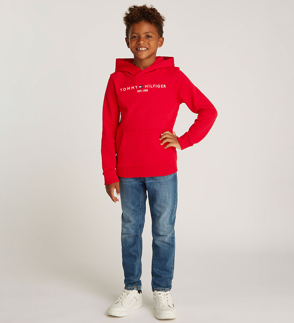 Tommy Hilfiger Hoodie - Primary Red