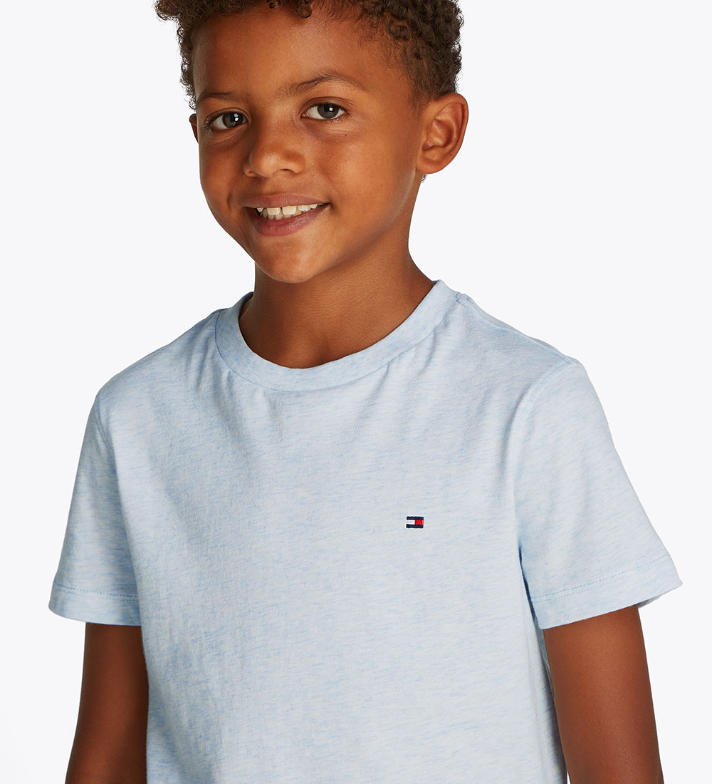 Tommy Hilfiger T-Shirt - Essential - Luftig Blue Heather