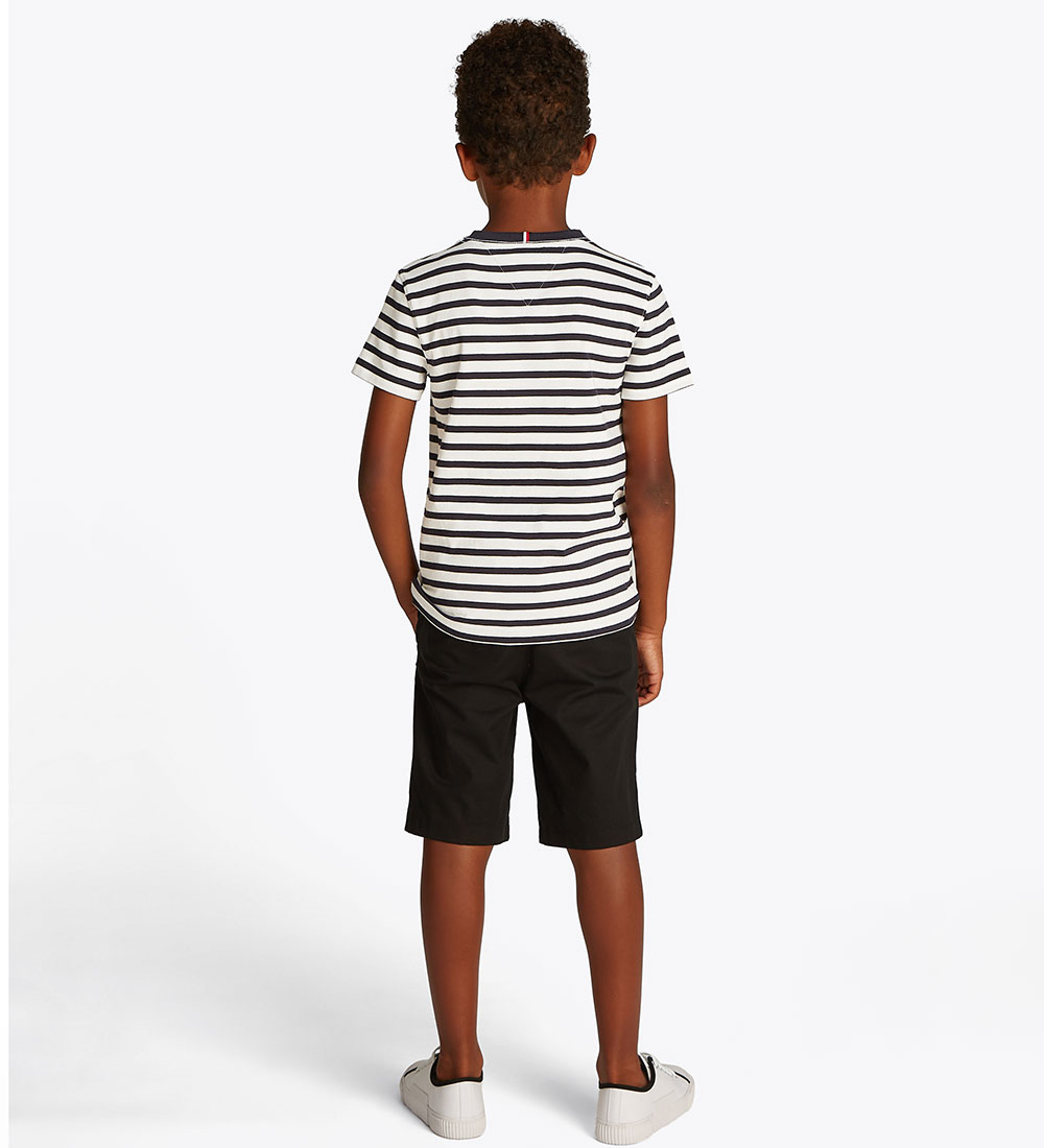 Tommy Hilfiger T-shirt - Essential - Dark Natt Marinblå/White Br
