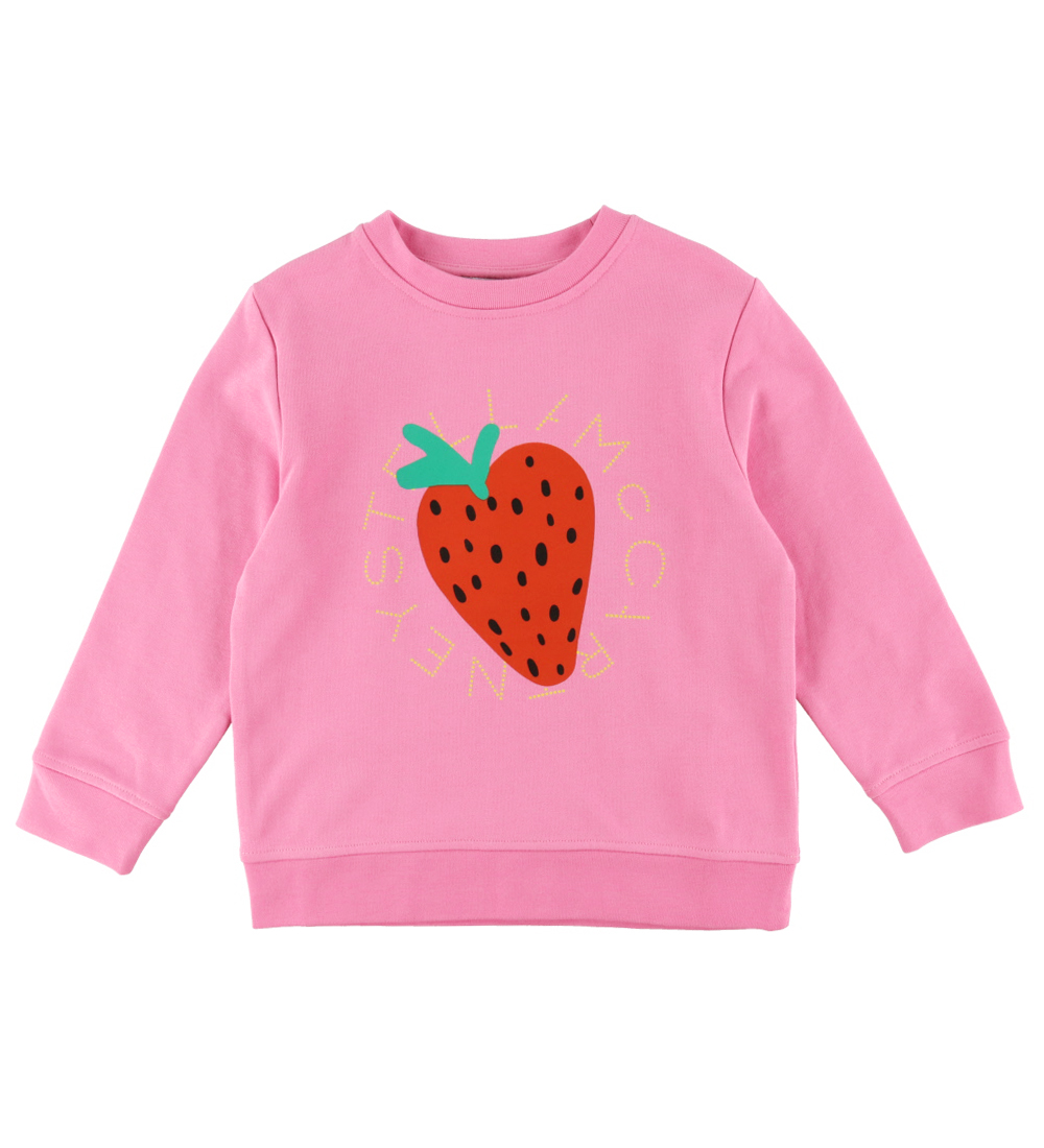 Stella McCartney Kids Sweatshirt - Roze m. Aardbei