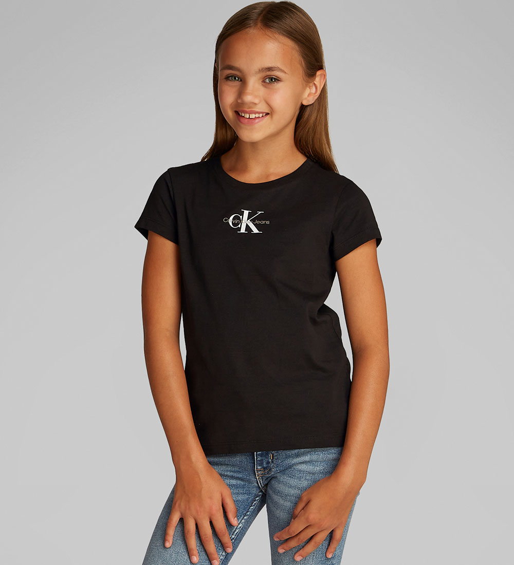 Calvin Klein T-shirt - 2-Pack - Ck Black/Purple Heather