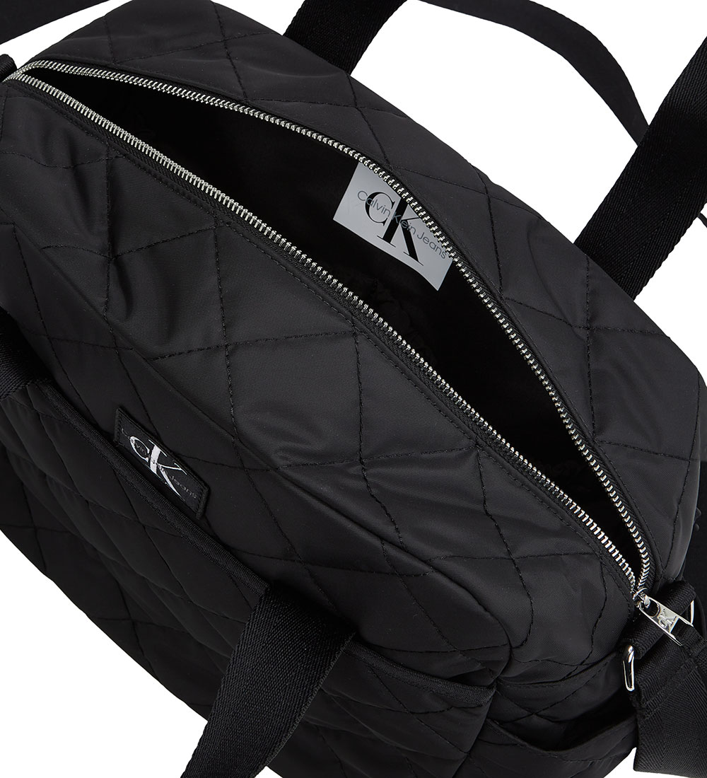 Calvin Klein Wickeltasche - gesteppt - Ck Black