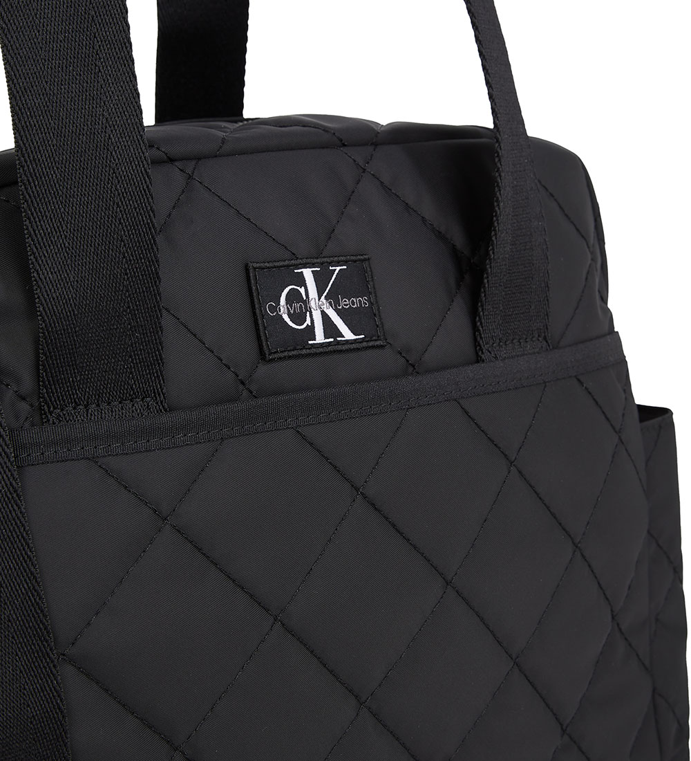 Calvin Klein Wickeltasche - gesteppt - Ck Black