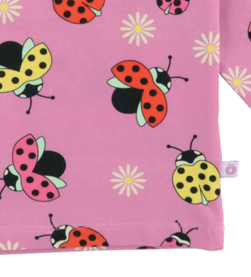 Småfolk Bluse - Pink Lavender m. Marienkäfer