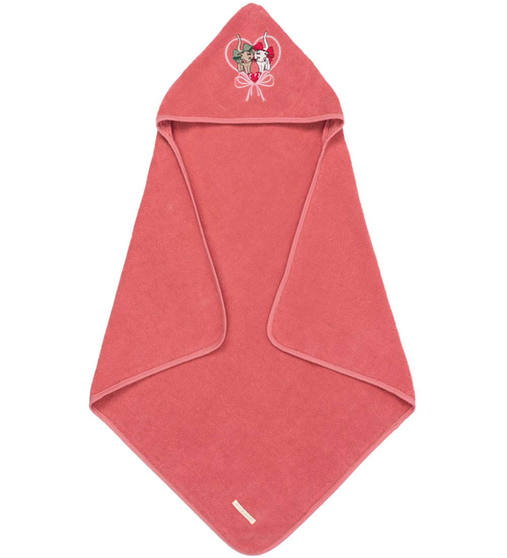 Konges Sløjd Babyhåndkle - Frotté - Terry - Flamingo Sky