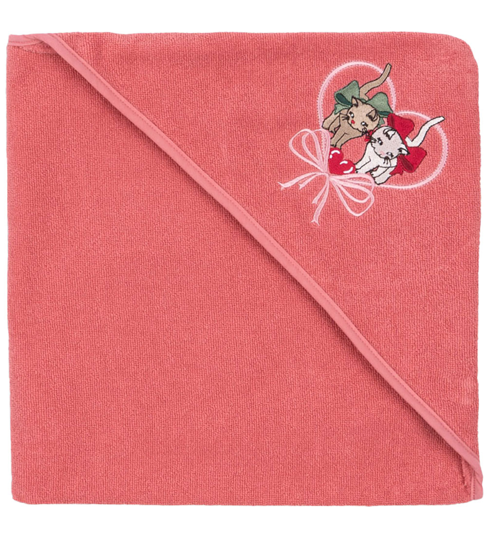 Konges Sløjd Babyhåndkle - Frotté - Terry - Flamingo Sky