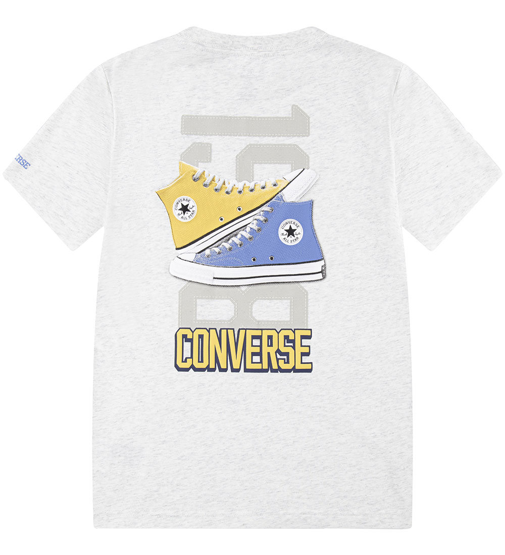 Converse T-shirt - Birch Heather w. Sneakers