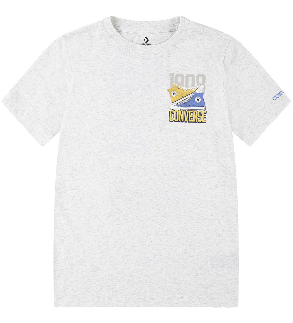 Converse T-shirt - Birch Heather w. Sneakers