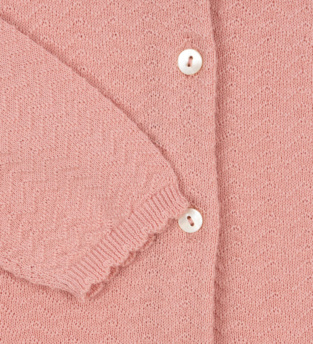 Konges Sløjd Cardigan - Stickad - Cypress - Mellow Rose