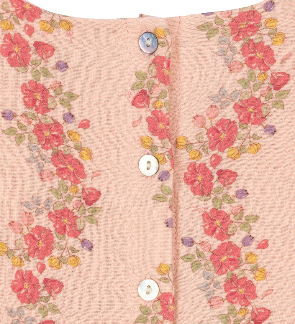 Konges Sløjd Summer Romper - Muslin - Coco Frill - Floria Pink