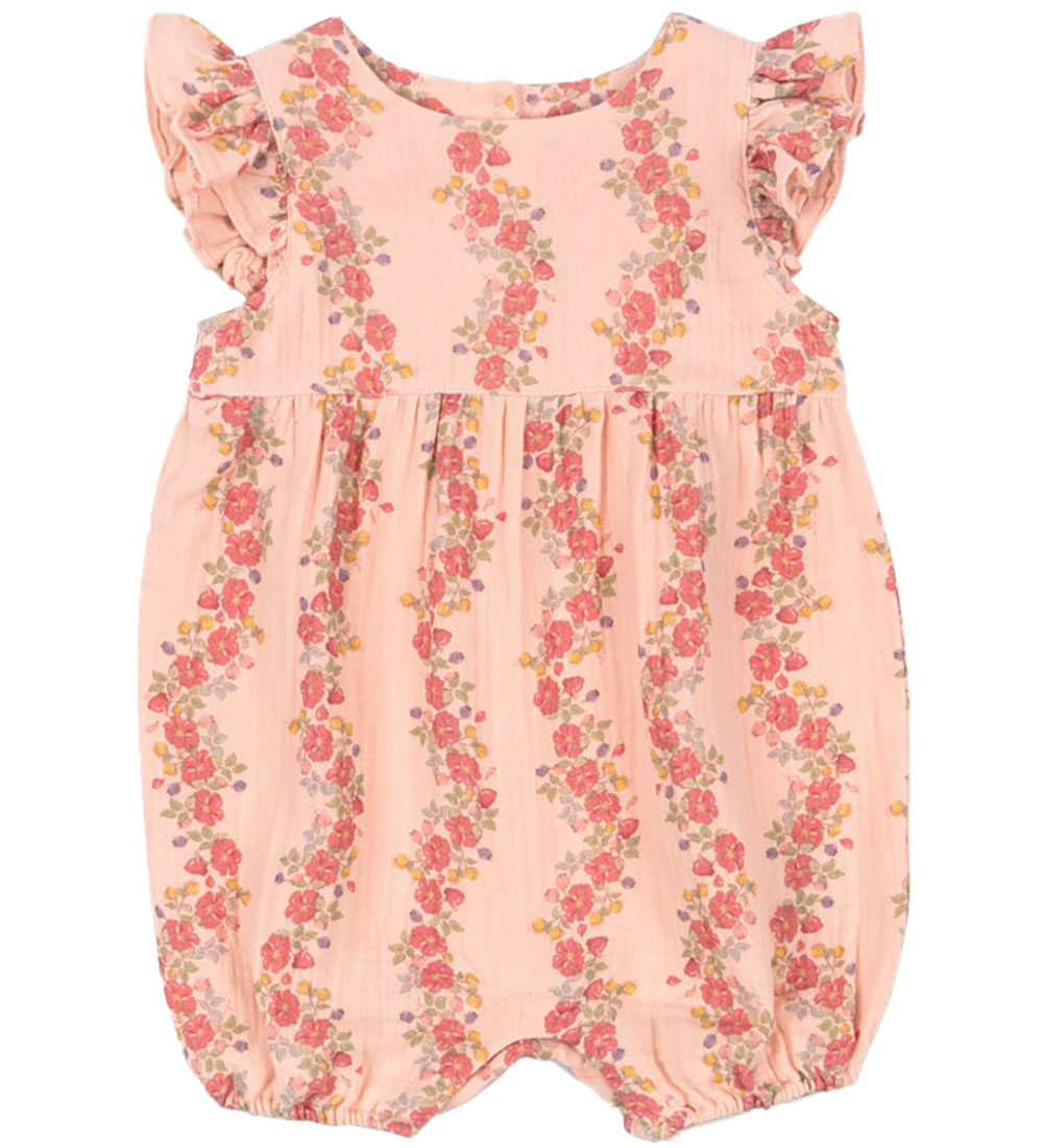 Konges Sløjd Summer Romper - Muslin - Coco Frill - Floria Pink