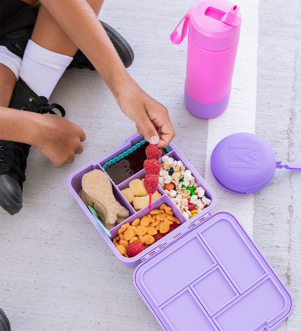 MontiiCo Lunchbox w. 5 Rum - Bento Five - 980 mL - Rainbow Role