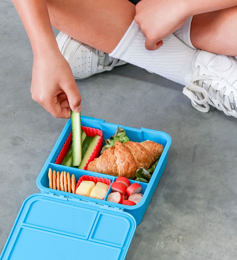 MontiiCo Lunchbox w. 3 Rum - Bento Three - 1 L - Coastal w. Stic