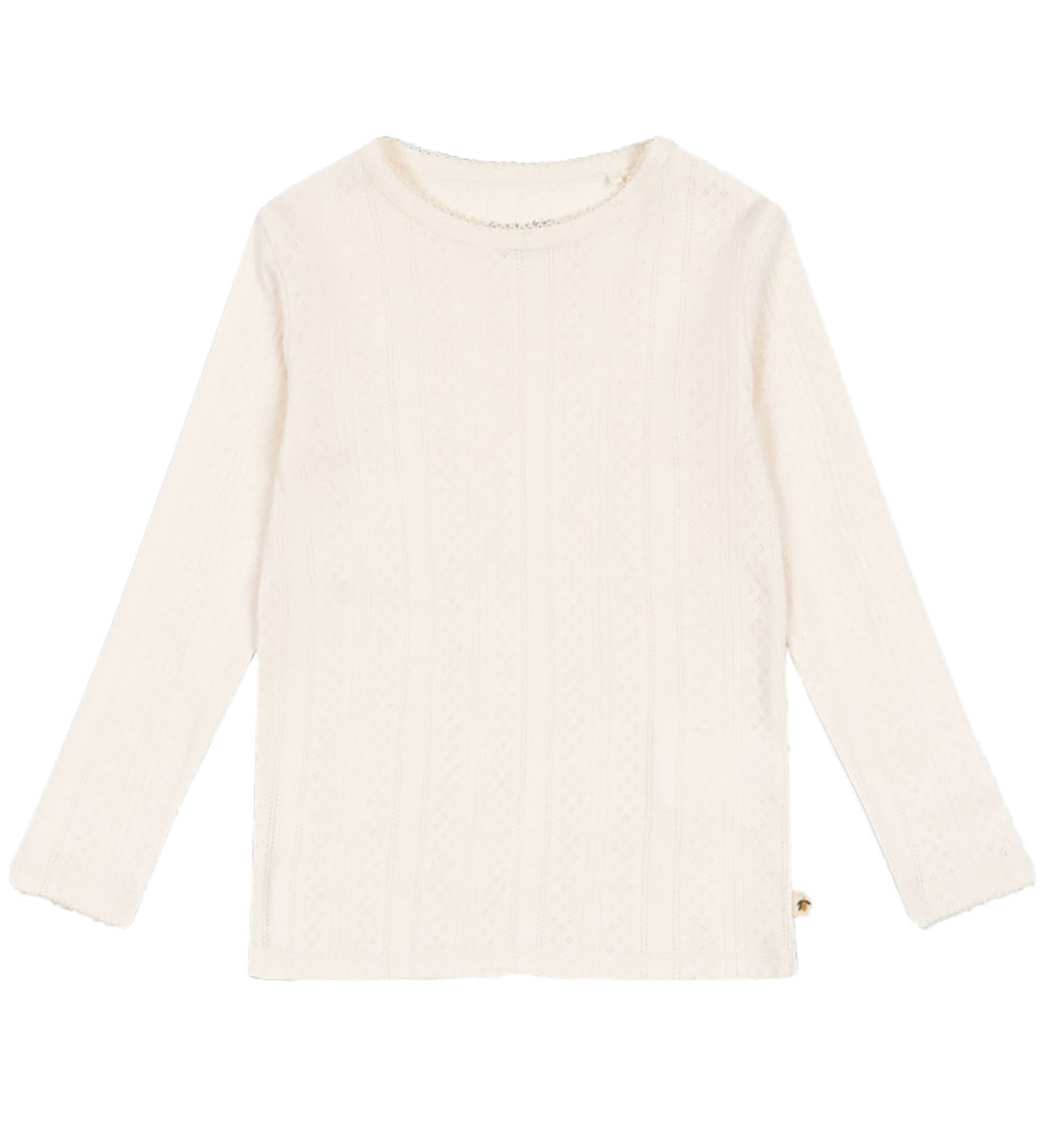 Konges Sløjd Blouse - Minna - Antique White w. Pointelle