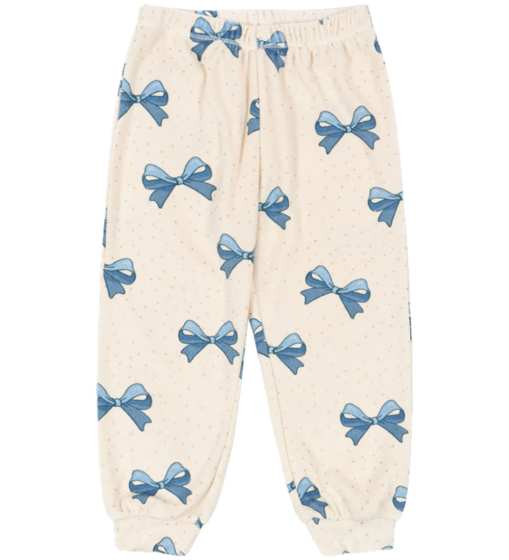 Konges Sløjd Trousers - Itty - Terry - Bowie Blue Gold