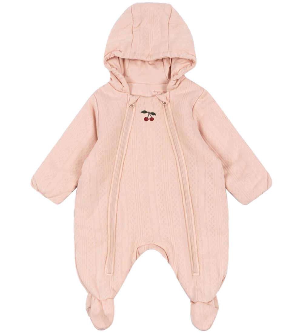 Konges Sløjd Pramsuit - Minna - Cameo Rose w. Pointelle