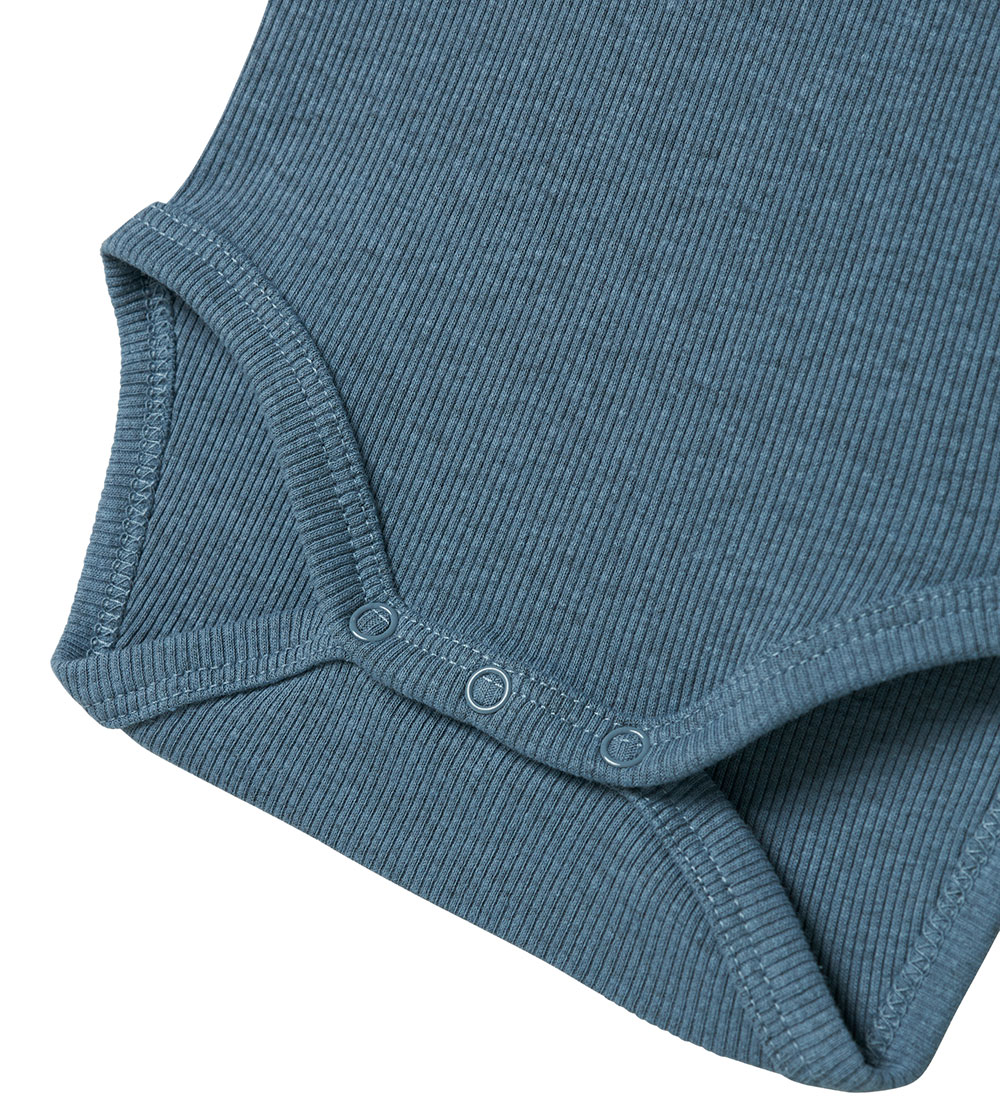 Name It Romper L/Æ - Rib - NbmDonny - Spring Meer/Melange