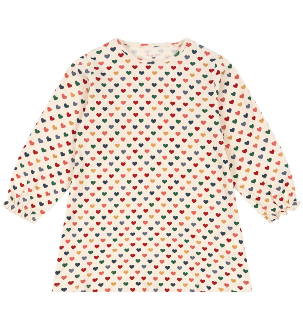 Konges Sløjd Kleid - Chleo - Coeuer Coloré m. Herzen