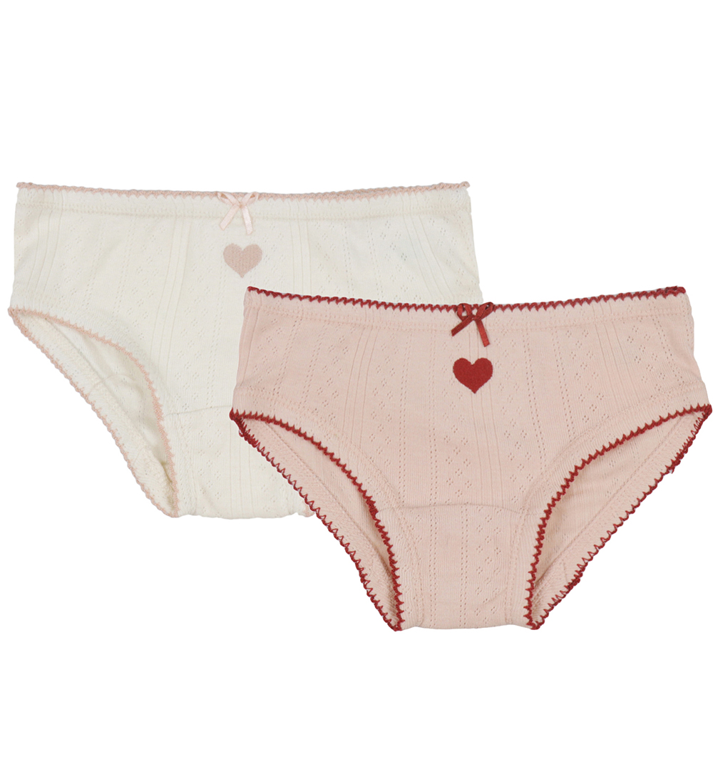 Konges Sløjd Knickers - Minna 5-Pack - Rose/White Mix