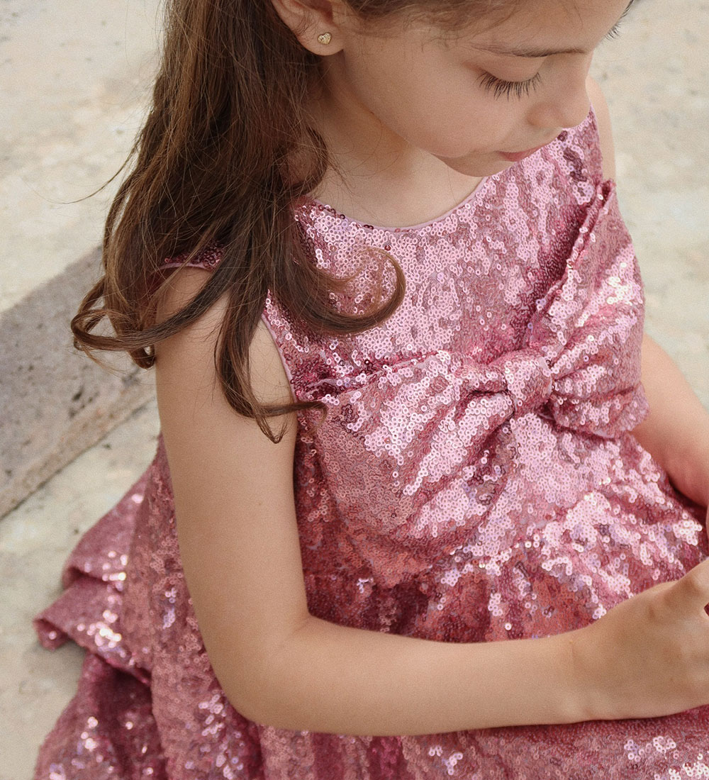 Konges Sløjd Dress - Rosie - Mellow Rose w. Sequins