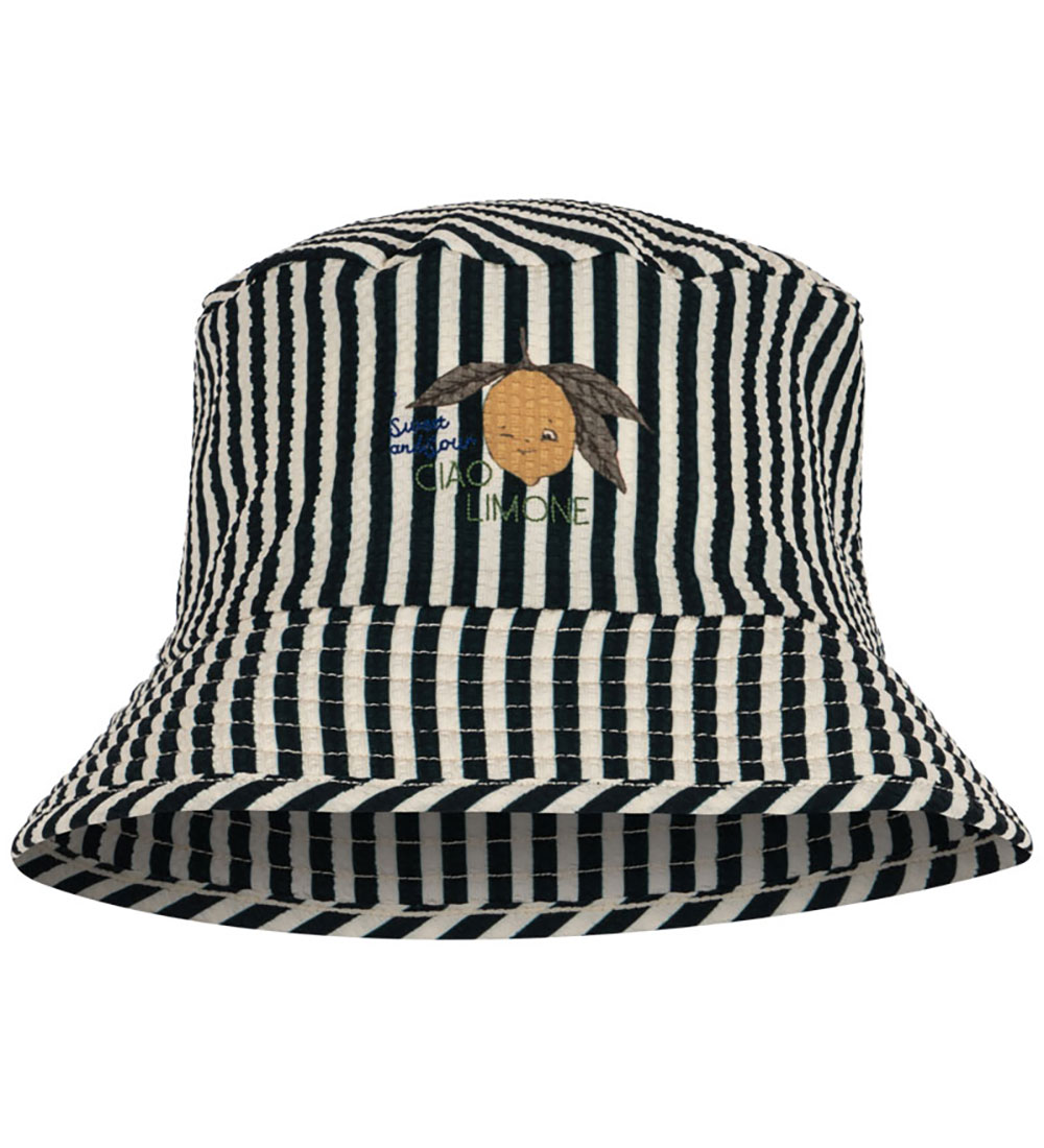 Konges Sløjd Bucket Hat - Seer Asnou - UV50+ - Scarab w. Stripes