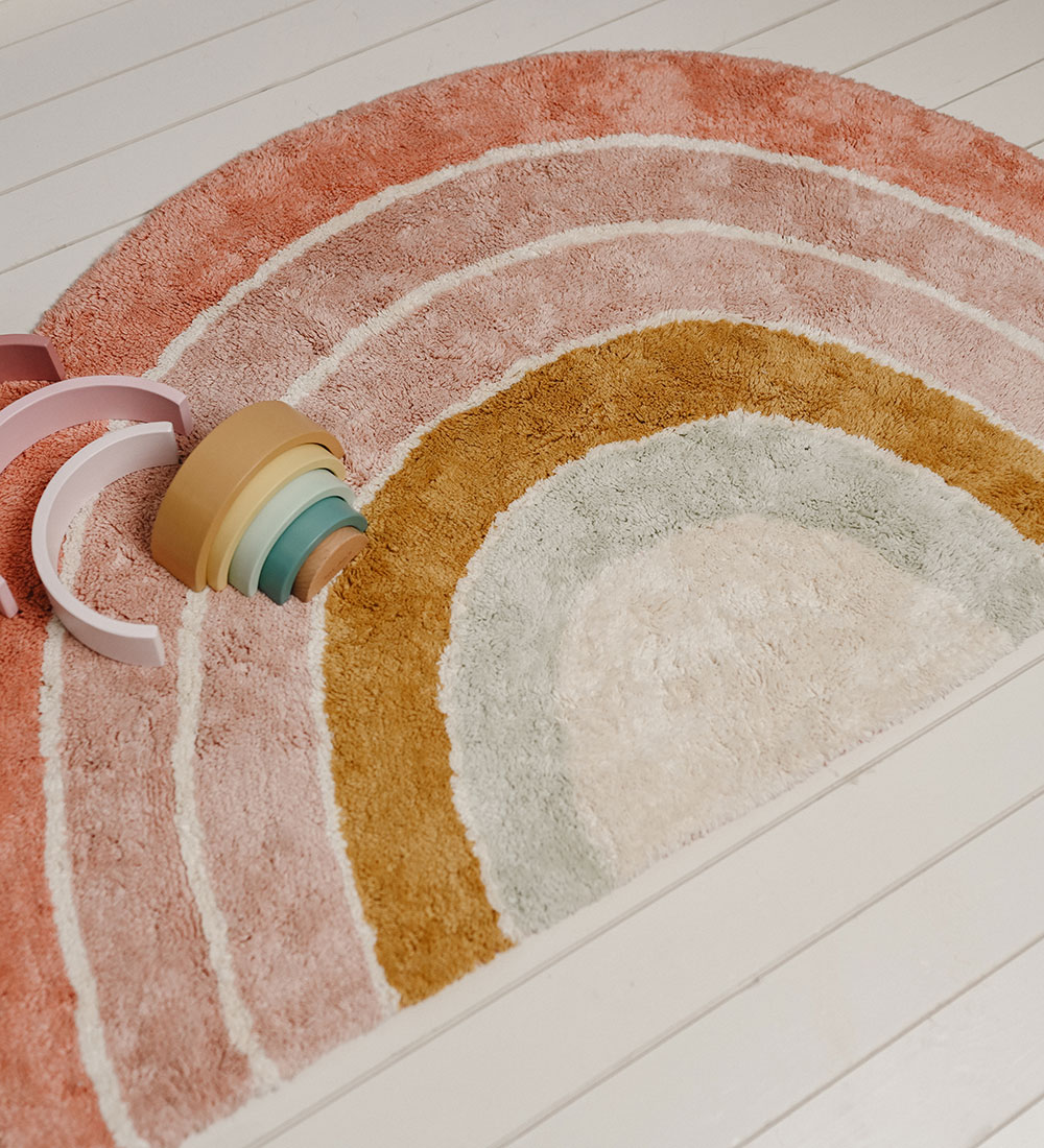 Little Dutch Rug - 80x130 cm - Pink Rainbow