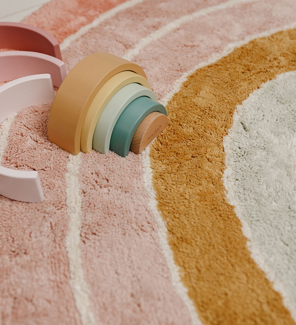 Little Dutch Rug - 80x130 cm - Pink Rainbow