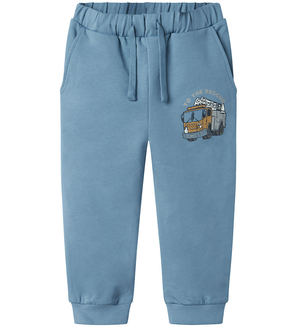 Name It Sweatpants - NmmDennis - Spring Lake w. Print